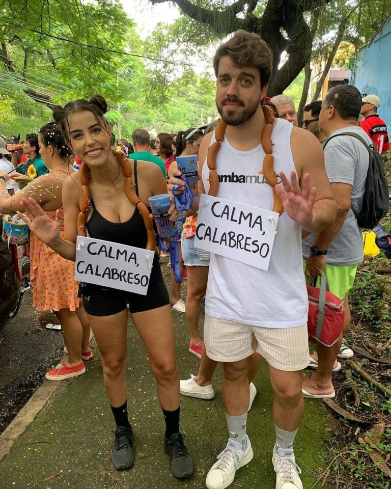 'Calma, calabreso': meme que causou treta no BBB 24 vira fantasia no Carnaval de rua