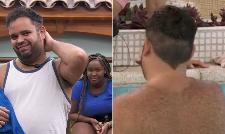 Corte de cabelo feito por Davi em Michel, do 'BBB 24', vira meme na web