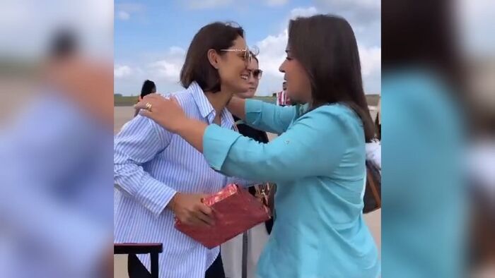 De licença médica, Tereza Cristina celebra Michelle Bolsonaro em Campo Grande (vídeo)