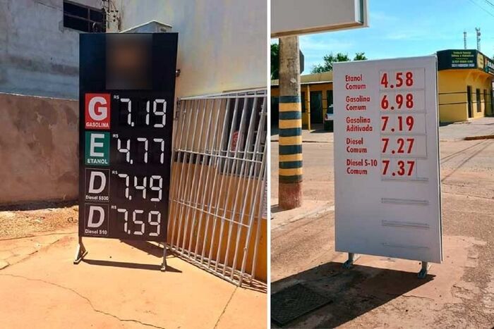 Gasolina custa R$ 7,19 e morador revoltado sugere boicote em Dois Irmãos do Buriti