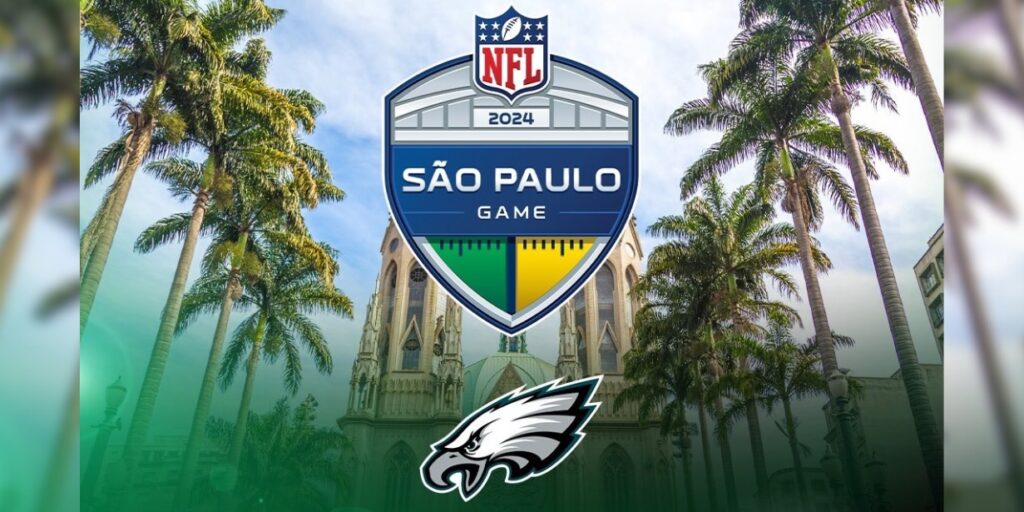 NFL define Philadelphia Eagles como mandante e data exclusiva para jogo inédito no Brasil