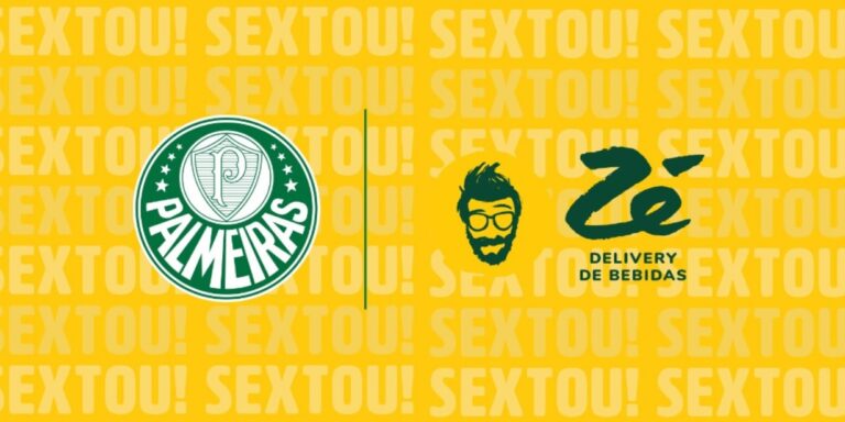 Palmeiras fecha parceria com aplicativo de entrega de bebidas Zé Delivery