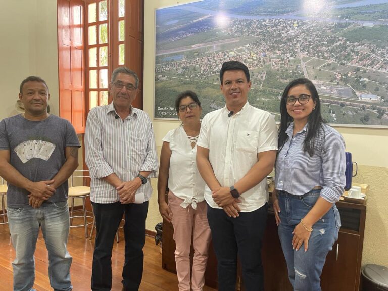 Prefeito Nelson Cintra recebe  visita do Superintendente Federal de Pesca de MS