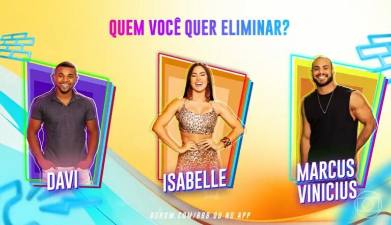 Quem sai do BBB 24 hoje: Davi, Isabelle ou Marcus Vinicius? VOTE!