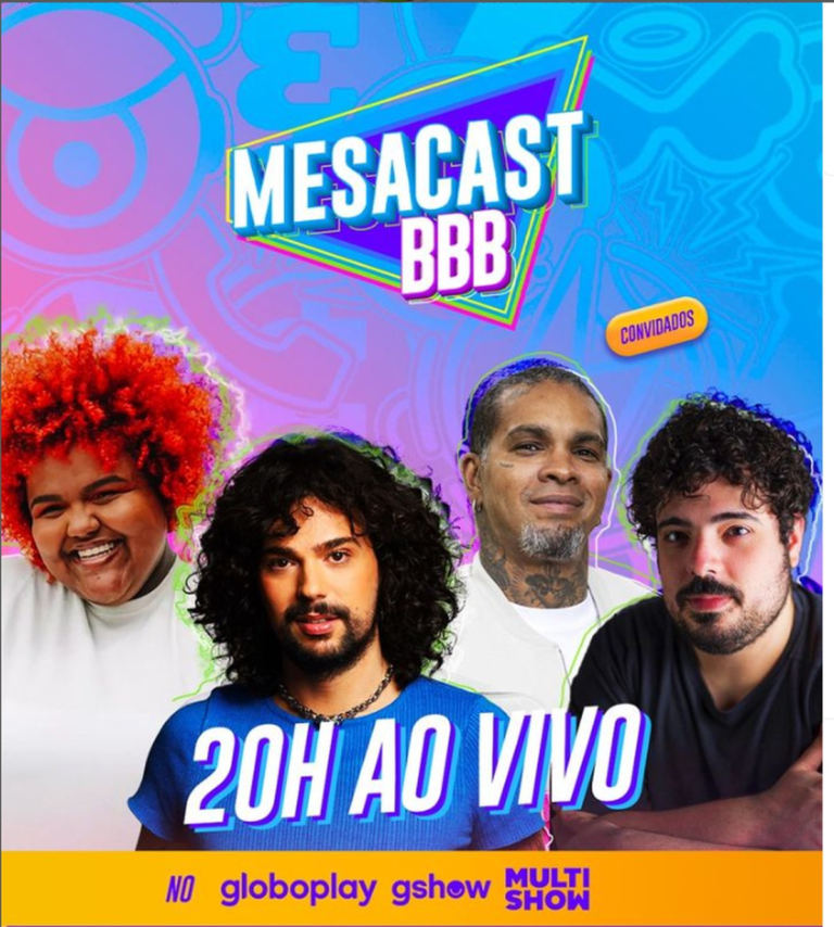 Rodriguinho e Dantinhas são os convidados do Mesacast BBB; acompanhe!