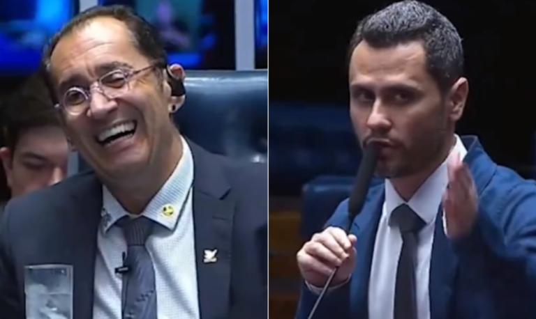 Kajuru ironiza 'tênis ridículo' de senador bolsonarista, que rebate: 'Comprado sem propina e sem rolo'