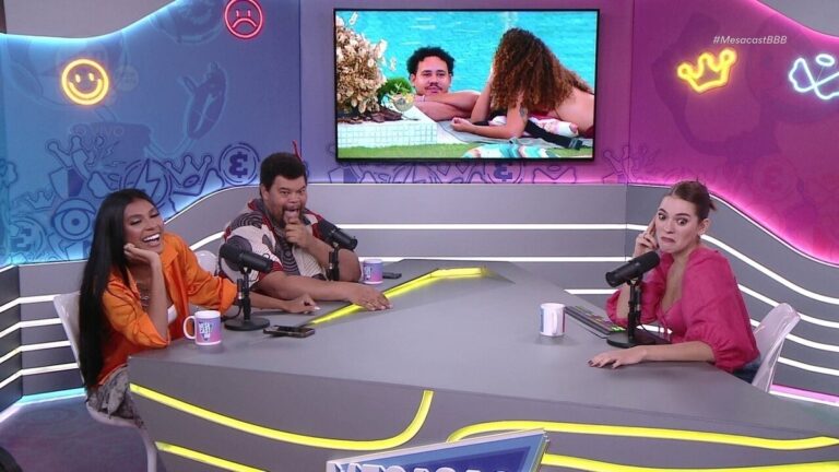 No Mesacast BBB, Pocah opina sobre 'clima' entre Lucas Henrique e Pitel: 'Como você esquece que é casado?'