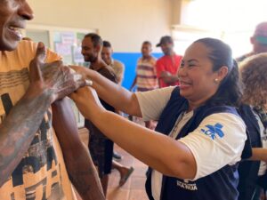 Acolhidos de unidades da SAS recebem imunização contra a Influenza com foco no inverno