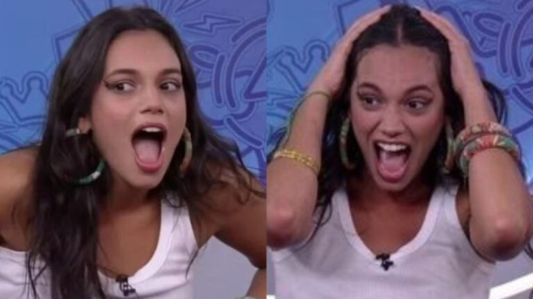 BBB24: Eliminada, Alane fica eufórica com declaração de cantor: "Beijo na boca"