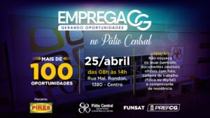 Emprega CG: Ação itinerante será realizada nesta quinta-feira (25), no Pátio Central Shopping