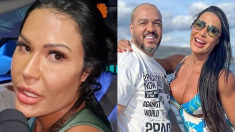 Gracyanne Barbosa surge abatida após Belo sair de casa: "Eu o amo muito"