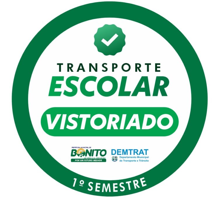 Veículos de transporte escolar passam por vistoria em Bonito