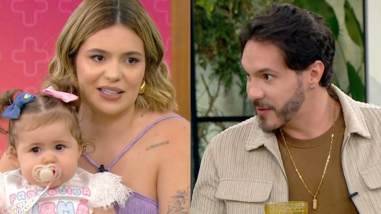 Viih Tube e Eliezer revelam nova gravidez ao vivo no 'Mais Você'