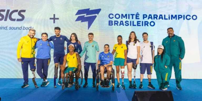 Asics lança uniformes em parceria com Comitê Paralímpico Brasileiro para os Jogos de Paris 2024