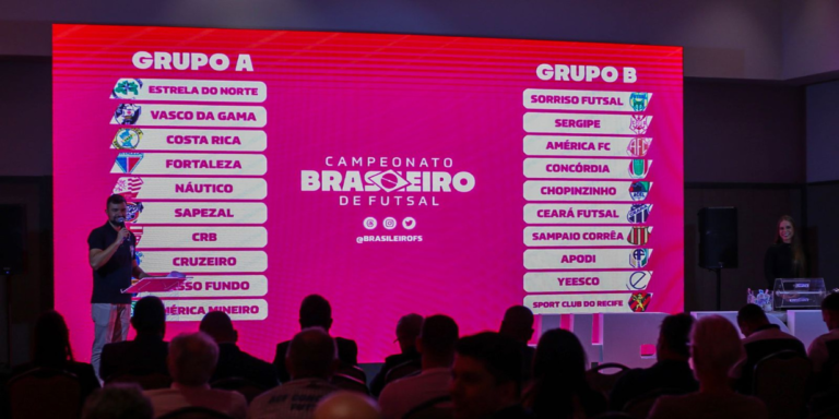 Caixa Federal será patrocinadora máster de Campeonato Brasileiro de Futsal