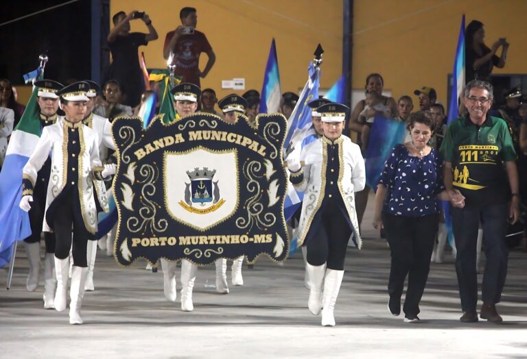 Murtinho Parabeniza Jardim pelos 78 Anos de História com apresentação da Banda Municipal