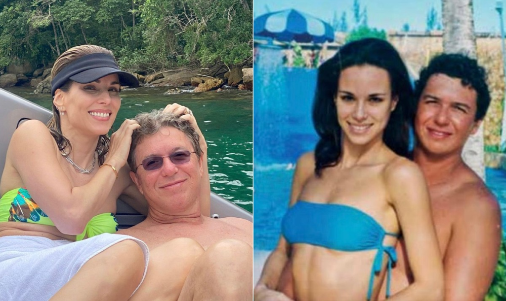 Ana Furtado relembra início de relação com Boninho com foto antiga: 'Amor de verão e da vida toda'