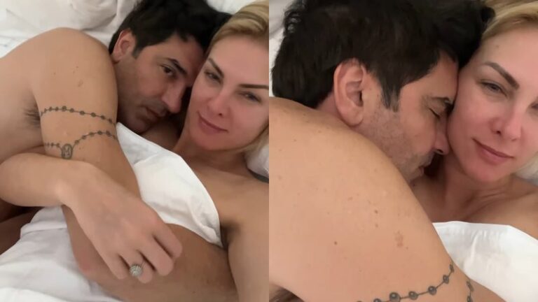 Ana Hickmann exibe intimidade com Edu Guedes em vídeo quente na cama: "A gente"