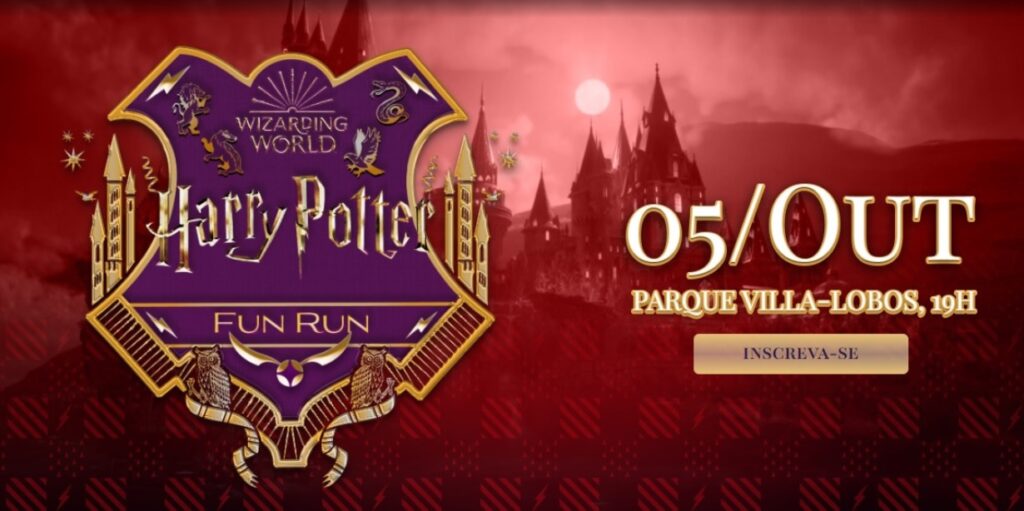 Brasil receberá primeira prova de running temática de Harry Potter em todo o mundo