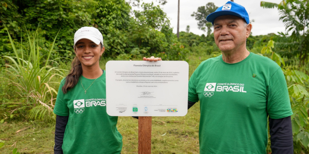 COB escala Rayssa Leal em projeto de sustentabilidade na Amazônia