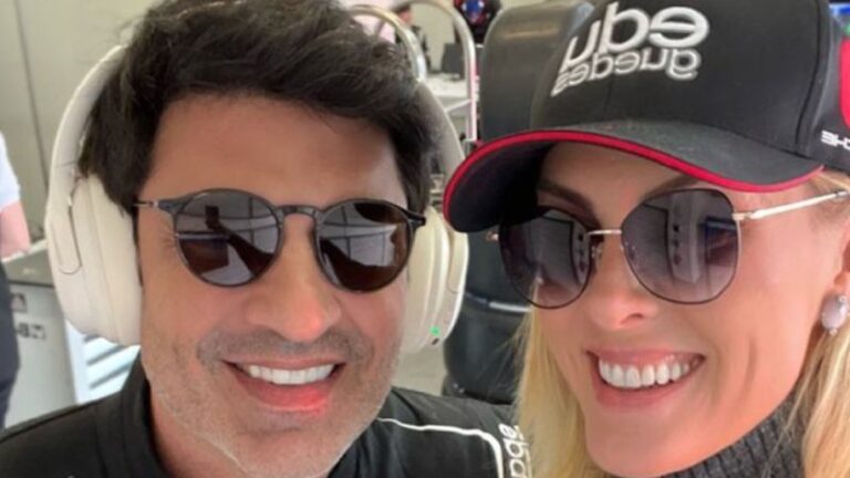 Edu Guedes e Ana Hickmann posam coladinhos e exibem aliança luxuosa: "Noivos"