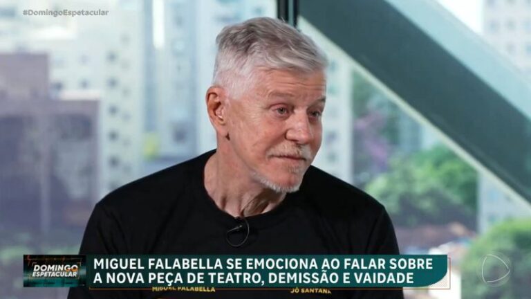 Emocionado, Miguel Falabella fala sobre corte de atores em musical