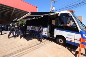 Guarda em Ação: Base Móvel da GCM leva mais segurança a região do bairro Aero Rancho