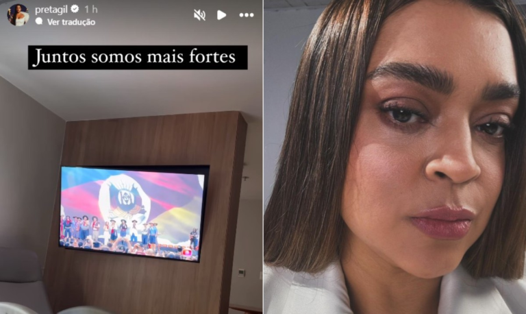 Internada no Rio, Preta Gil vibra com festival Salve o Sul e lamenta ausência: 'Estou com pena de não poder estar'