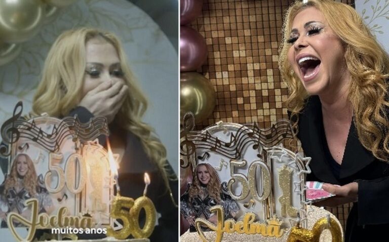 Joelma ganha festa surpresa de 50 anos e se emociona: 'Melhor fase da minha vida'