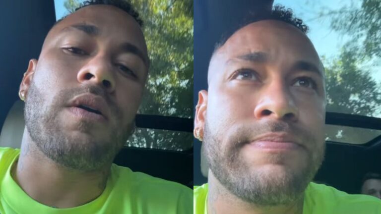 Neymar pede carro de Gabily emprestado e revela perrengue: "Está de sacanagem"