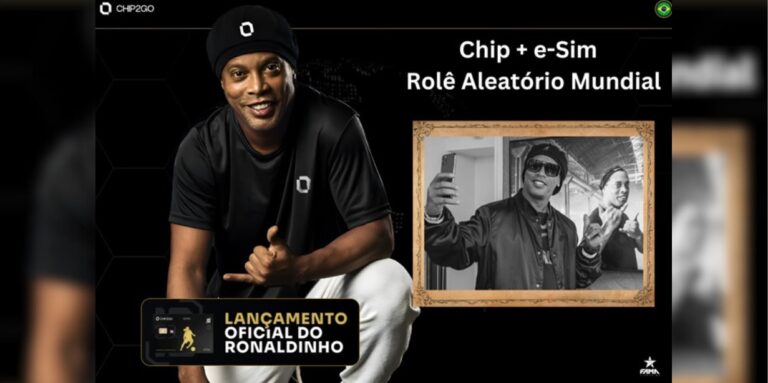 Ronaldinho Gaúcho é o novo embaixador global da Chip2Go