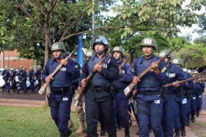 Servidores participam do 1° curso de Patrulhamento Tático Motorizado da Capital