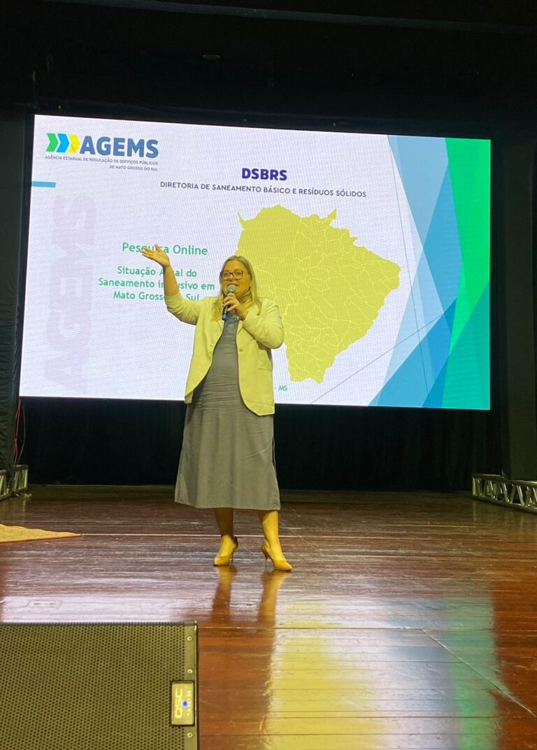 AGEMS apresenta realizações de saneamento inclusivo no Fórum MS de Economia Inteligente