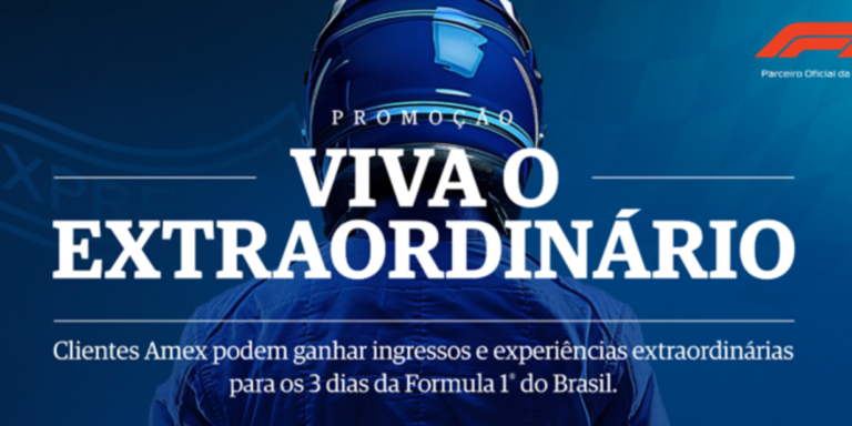 American Express sorteia ingressos e experiências para GP São Paulo de Fórmula 1