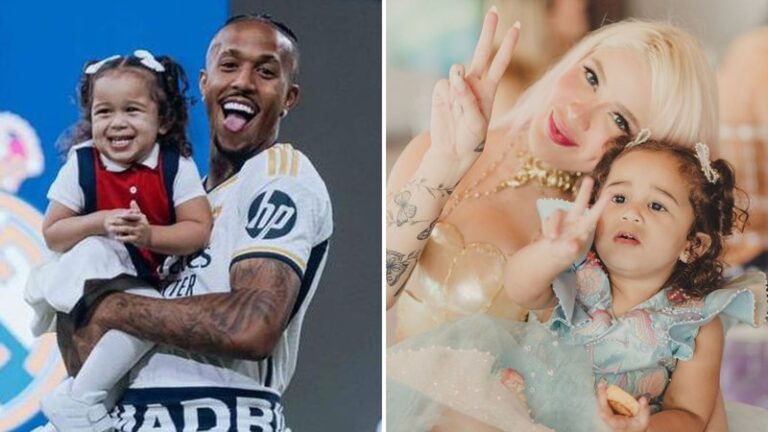 Após casamento secreto, Militão inicia guerra pela guarda da filha com Karoline Lima