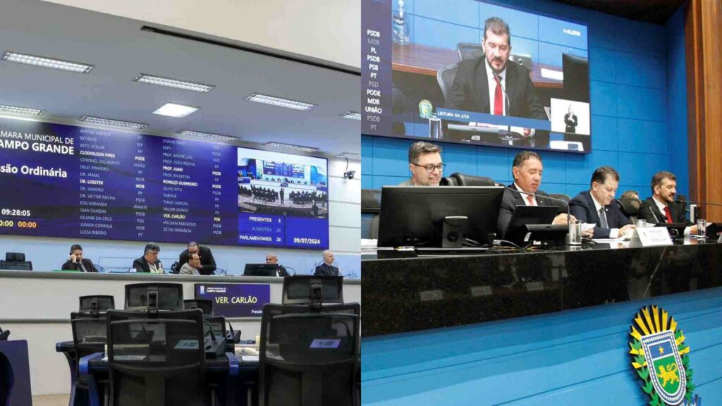 Após recesso de duas semanas, sessões na Alems e Câmara de Vereadores retornam nesta semana