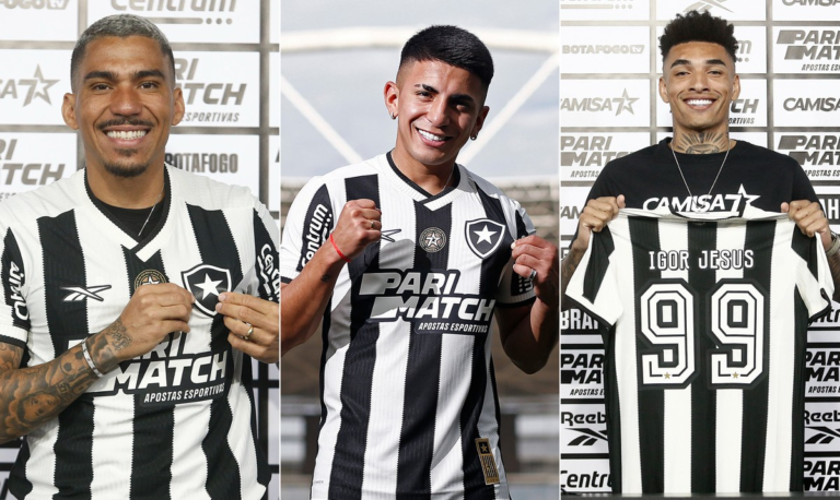 Após semana de anúncios, Botafogo recebe Atlético-MG pelo Brasileirão, contando com reforços caseiros