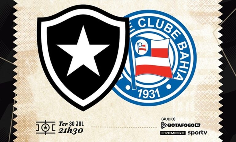 Botafogo x Bahia ao vivo: onde assistir, horário e escalações