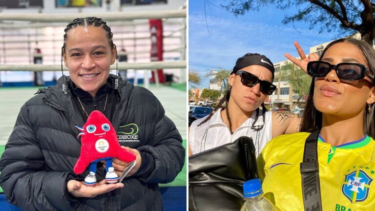 Boxeadora Bia Ferreira está noiva de velocista que também compete em Paris