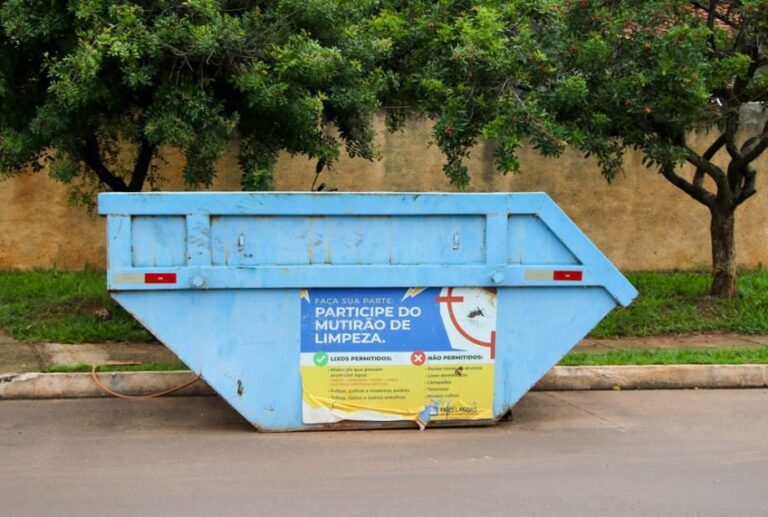 Caçambas do Mutirão da Limpeza ficam até o dia 08 nos Bairros Oiti e Jardim Nova Americana