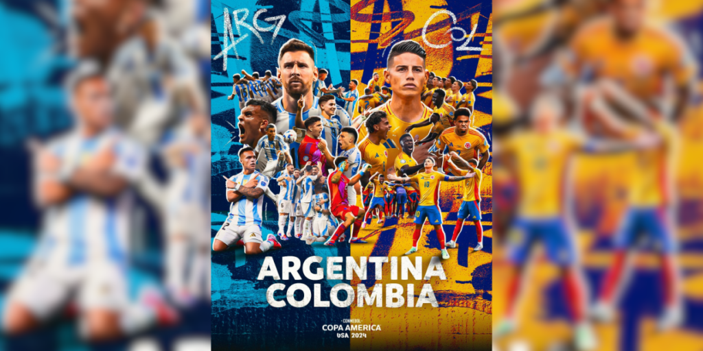 Confira onde assistir ao jogo entre Argentina e Colômbia pela final da Copa América 2024
