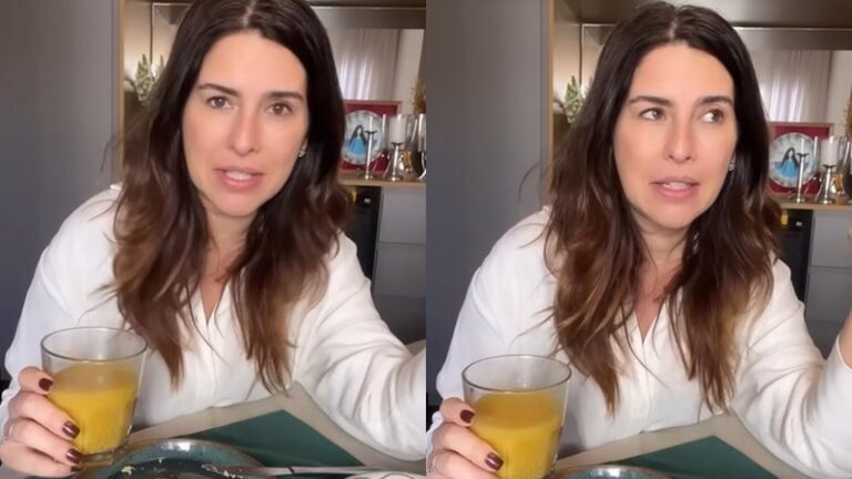 Fernanda Paes Leme desabafa sobre corpo após nascimento da filha: "Calça que não fecha"