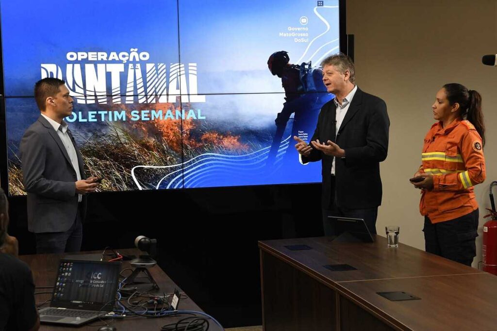 Gestão Riedel detalha ações de combate ao fogo no Pantanal de MS (vídeo)