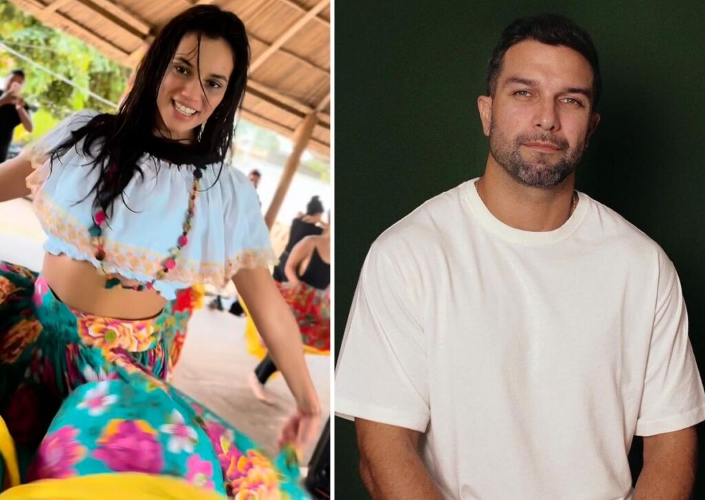 Irmão do cantor Silva 'baba' com ex-BBB Alane dançando carimbó: 'Como é perfeita'