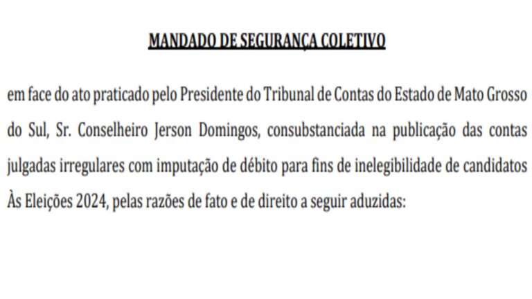 Liminar dos inelegíveis: Associação de prefeitos quer ‘abrir porteira’ para políticos contas sujas em MS