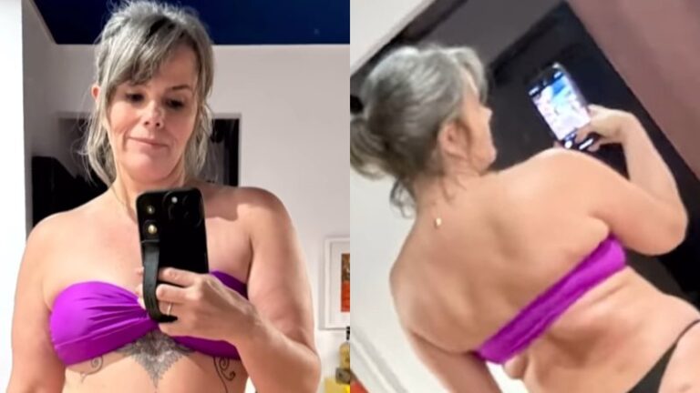 Maria Cândida exibe corpo real e desabafa após engordar 10 kg: "Muitas mudanças"