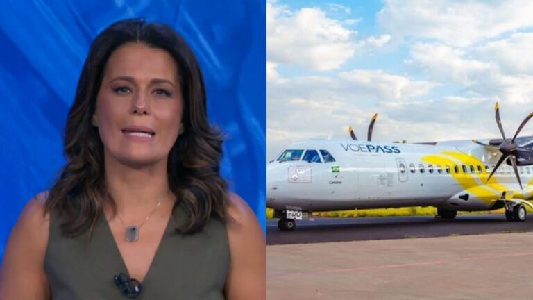 Adriana Araújo expõe problemas de avião da Voepass que fez pouso de emergência: "Pane"