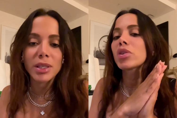 Anitta desabafando nas redes sociais (Reprodução: Instagram)