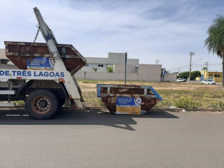 Caçambas do Mutirão de Limpeza já estão instaladas no Jd. das Paineiras e Jd. Dourados