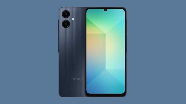 Galaxy A06 aparece em novas renderizações